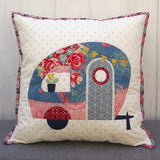 Poppies Adventures- cushion/applique pattern - Claire Turpin