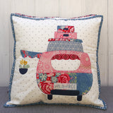 Poppies Adventures- cushion/applique pattern - Claire Turpin