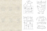 HOMESPUN BOM The Birdhouse~2021 ~  "A Letter to my Daughter" by Natalie Bird